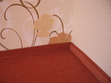 Treppengestaltung mit Textilbelag